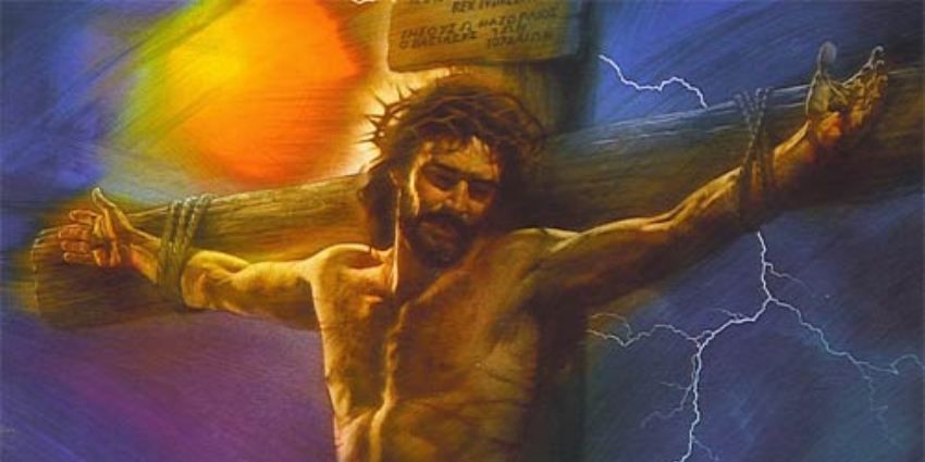 Jezus wiszący na Krzyżu - obraz